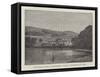 Low-Wood Hotel, Windermere, Partly Destroyed by Fire-null-Framed Stretched Canvas