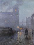 Grand Central and the Biltmore in Hazy Twilight-Lowell Birge Harrison-Giclee Print