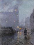 Madison Avenue at Twilight, c.1911-Lowell Birge Harrison-Framed Giclee Print