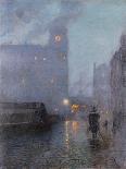 Madison Avenue at Twilight, c.1911-Lowell Birge Harrison-Framed Giclee Print