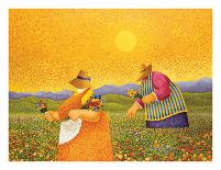 Cypress and Geese-Lowell Herrero-Art Print