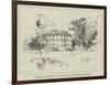 Lowell's House at Cambridge, Massachusetts-Herbert Railton-Framed Giclee Print