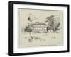 Lowell's House at Cambridge, Massachusetts-Herbert Railton-Framed Giclee Print