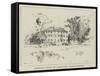 Lowell's House at Cambridge, Massachusetts-Herbert Railton-Framed Stretched Canvas