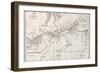 Lower Amazon Basin Old Map. Created By Erhard, Published On Le Tour Du Monde, Paris, 1867-marzolino-Framed Art Print