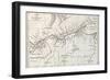 Lower Amazon Basin Old Map. Created By Erhard, Published On Le Tour Du Monde, Paris, 1867-marzolino-Framed Art Print