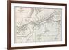 Lower Amazon Basin Old Map. Created By Erhard, Published On Le Tour Du Monde, Paris, 1867-marzolino-Framed Premium Giclee Print