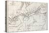 Lower Amazon Basin Old Map. Created By Erhard, Published On Le Tour Du Monde, Paris, 1867-marzolino-Stretched Canvas