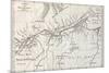 Lower Amazon Basin Old Map. Created By Erhard, Published On Le Tour Du Monde, Paris, 1867-marzolino-Mounted Art Print