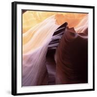 Lower Antelope, a Slot Canyon, Arizona, United States of America (U.S.A.), North America-Tony Gervis-Framed Photographic Print