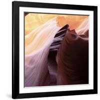 Lower Antelope, a Slot Canyon, Arizona, United States of America (U.S.A.), North America-Tony Gervis-Framed Photographic Print