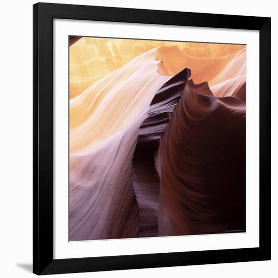 Lower Antelope, a Slot Canyon, Arizona, United States of America (U.S.A.), North America-Tony Gervis-Framed Photographic Print