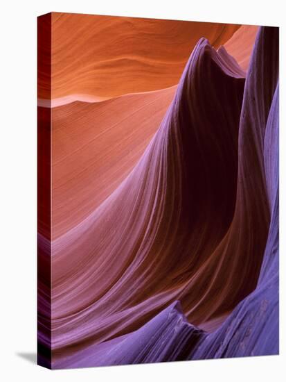 Lower Antelope Canyon Rock Formations-Ian Shive-Stretched Canvas