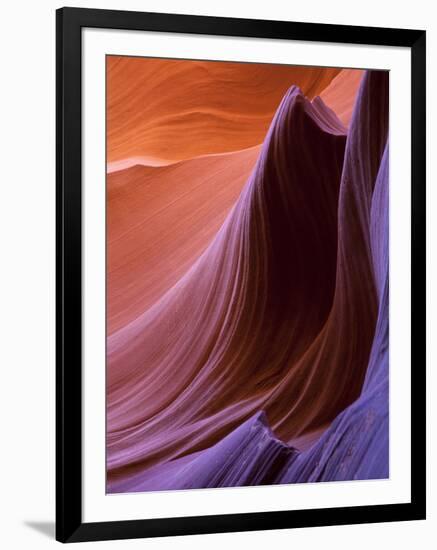 Lower Antelope Canyon Rock Formations-Ian Shive-Framed Photographic Print