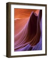 Lower Antelope Canyon Rock Formations-Ian Shive-Framed Photographic Print