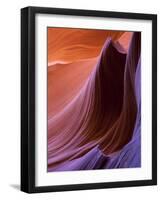 Lower Antelope Canyon Rock Formations-Ian Shive-Framed Photographic Print