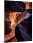 Lower Antelope Canyon Shows a Rainbow of Colors When Light Bounces Off the Sandstone-Miles Morgan-Mounted Photographic Print