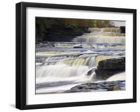 Lower Aysgarth Falls and Autumn Colours, Near Hawes, Wensleydale, Yorkshire, England-Neale Clarke-Framed Photographic Print