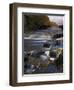 Lower Aysgarth Falls and Autumn Colours Near Hawes, Yorkshire Dales National Park, Yorkshire-Neale Clarke-Framed Photographic Print