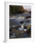 Lower Aysgarth Falls and Autumn Colours Near Hawes, Yorkshire Dales National Park, Yorkshire-Neale Clarke-Framed Photographic Print