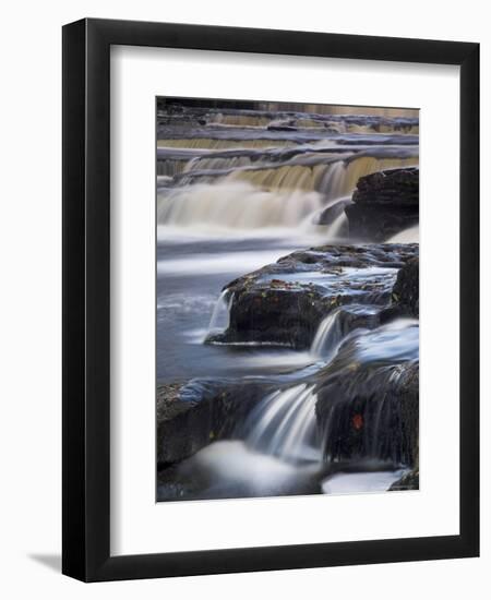 Lower Aysgarth Falls Near Hawes, Wensleydale, Yorkshire Dales National Park, Yorkshire, England, UK-Neale Clarke-Framed Photographic Print