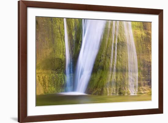 Lower Calf Creek Falls, Grand Staircase-Escalante National Monument, Utah, USA-Russ Bishop-Framed Photographic Print