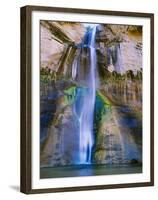 Lower Calf Creek Falls in Grand Staircase-Escalante Nat. Monument, Ut-Howie Garber-Framed Premium Photographic Print