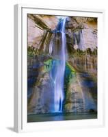 Lower Calf Creek Falls in Grand Staircase-Escalante Nat. Monument, Ut-Howie Garber-Framed Premium Photographic Print