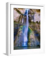 Lower Calf Creek Falls in Grand Staircase-Escalante Nat. Monument, Ut-Howie Garber-Framed Photographic Print