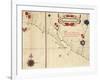 Lower California and West Coast of Mexico, Hydrographic Atlas of 1571 by Fernan Vaz Dourado-null-Framed Giclee Print