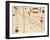 Lower California and West Coast of Mexico, Hydrographic Atlas of 1571 by Fernan Vaz Dourado-null-Framed Giclee Print