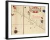 Lower California and West Coast of Mexico, Hydrographic Atlas of 1571 by Fernan Vaz Dourado-null-Framed Giclee Print