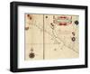 Lower California and West Coast of Mexico, Hydrographic Atlas of 1571 by Fernan Vaz Dourado-null-Framed Premium Giclee Print