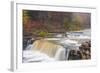 Lower Cataract Falls on Mill Creek in Autumn at Lieber Sra, Indiana-Chuck Haney-Framed Photographic Print