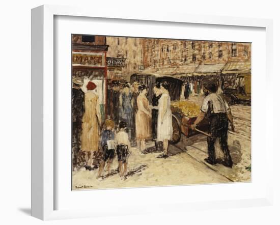 Lower East Side, C.1930-Robert C. Spencer-Framed Giclee Print