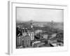 Lower East Side Neighborhood and Brooklyn Bridge-J.S. Johnston-Framed Photographic Print
