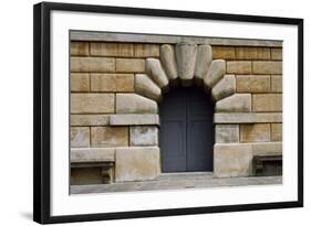 Lower Entrance of Villa Dei Vescovi, Luvigliano Di Torreglia, Veneto, Italy, 16th Century-null-Framed Giclee Print