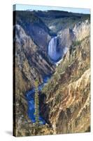 Lower Falls and the Grand Canyon of the Yellowstone, Yellowstone National Park, Wyoming, Usa-Eleanor Scriven-Stretched Canvas