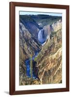 Lower Falls and the Grand Canyon of the Yellowstone, Yellowstone National Park, Wyoming, Usa-Eleanor Scriven-Framed Photographic Print