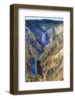 Lower Falls and the Grand Canyon of the Yellowstone, Yellowstone National Park, Wyoming, Usa-Eleanor Scriven-Framed Photographic Print