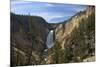 Lower Falls from Red Rock Point, Yellowstone Nat'l Pk, UNESCO Site, Wyoming, USA-Peter Barritt-Mounted Photographic Print