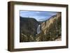 Lower Falls from Red Rock Point, Yellowstone Nat'l Pk, UNESCO Site, Wyoming, USA-Peter Barritt-Framed Premium Photographic Print