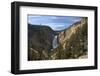 Lower Falls from Red Rock Point, Yellowstone Nat'l Pk, UNESCO Site, Wyoming, USA-Peter Barritt-Framed Premium Photographic Print