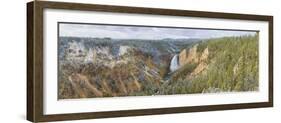 Lower Falls in fall, Yellowstone National Park, Wyoming-Richard & Susan Day-Framed Photographic Print