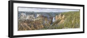 Lower Falls in fall, Yellowstone National Park, Wyoming-Richard & Susan Day-Framed Photographic Print