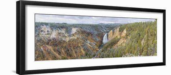 Lower Falls in fall, Yellowstone National Park, Wyoming-Richard & Susan Day-Framed Photographic Print