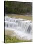 Lower Falls in Letchworth State Park, Rochester, New York State, USA-Richard Cummins-Stretched Canvas