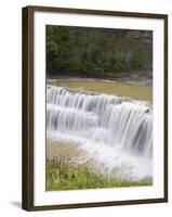 Lower Falls in Letchworth State Park, Rochester, New York State, USA-Richard Cummins-Framed Photographic Print