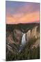 Lower Falls of the Yellowstone River II-Alan Majchrowicz-Mounted Photographic Print