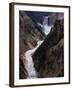 Lower Falls of the Yellowstone River, Yellowstone National Park, Wyoming, USA-Dee Ann Pederson-Framed Premium Photographic Print